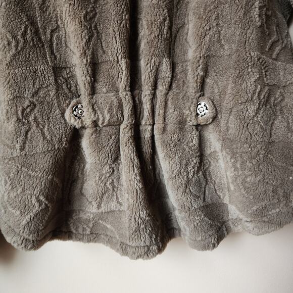 On Course Kerrits Jacket Womens Size L Fleece Horse Print Equestrian USA Made - Picture 10 of 12